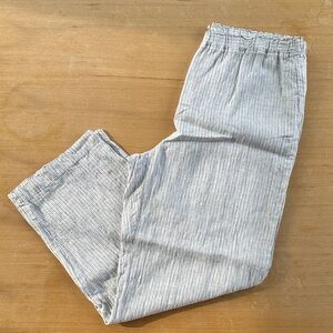 Eileen Fisher 100% Linen Pajama Pants